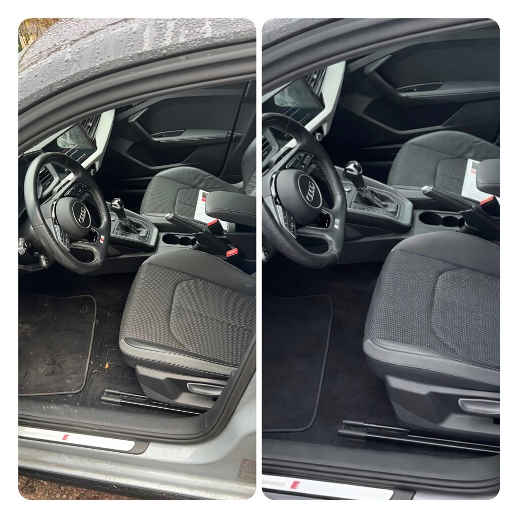 nettoyage auto à domicile Lille avant après NaraClean